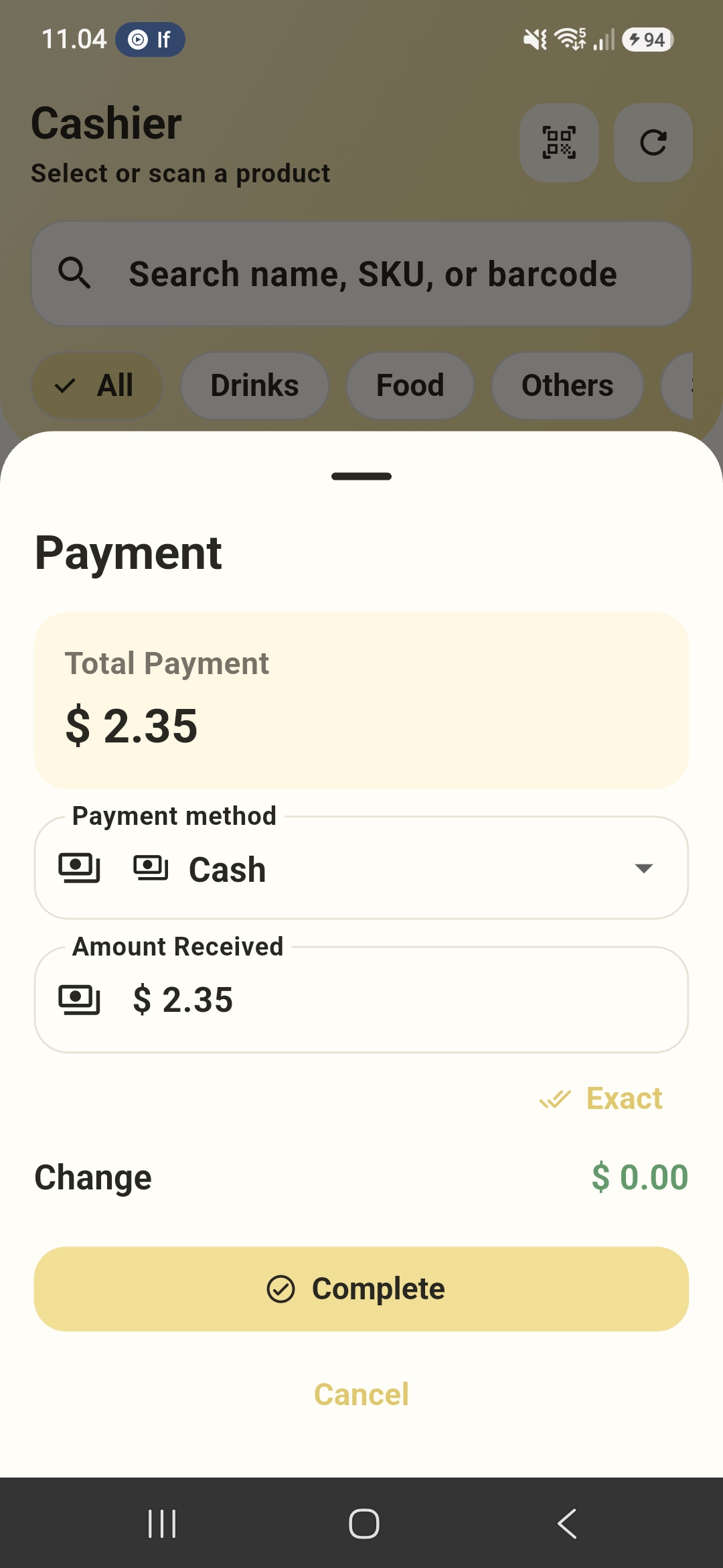 Simple POS Offline