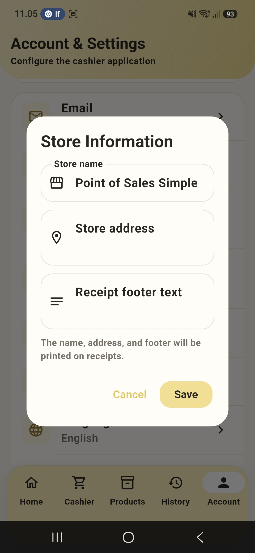 Simple POS Offline