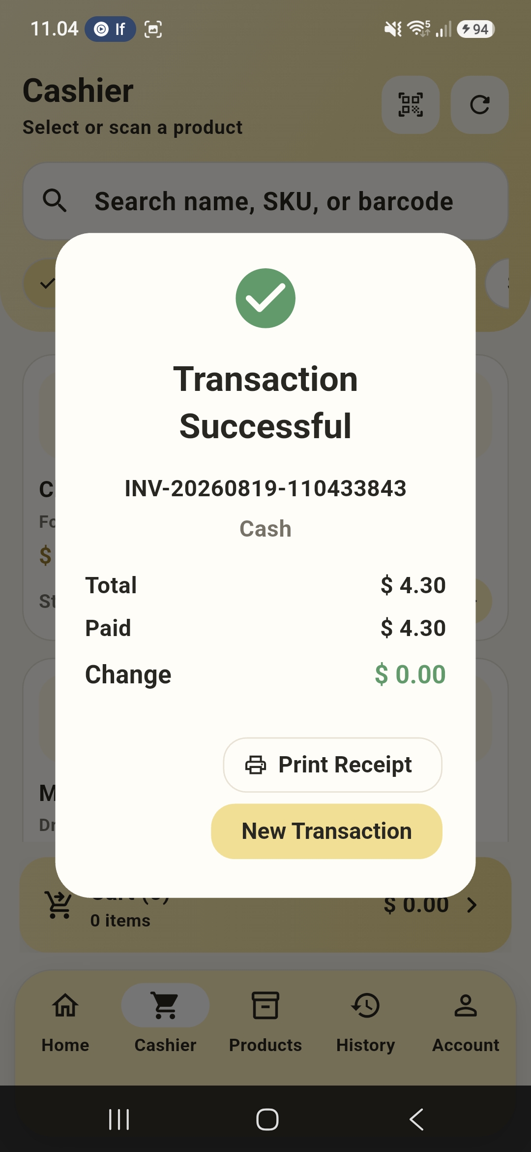 Simple POS Offline