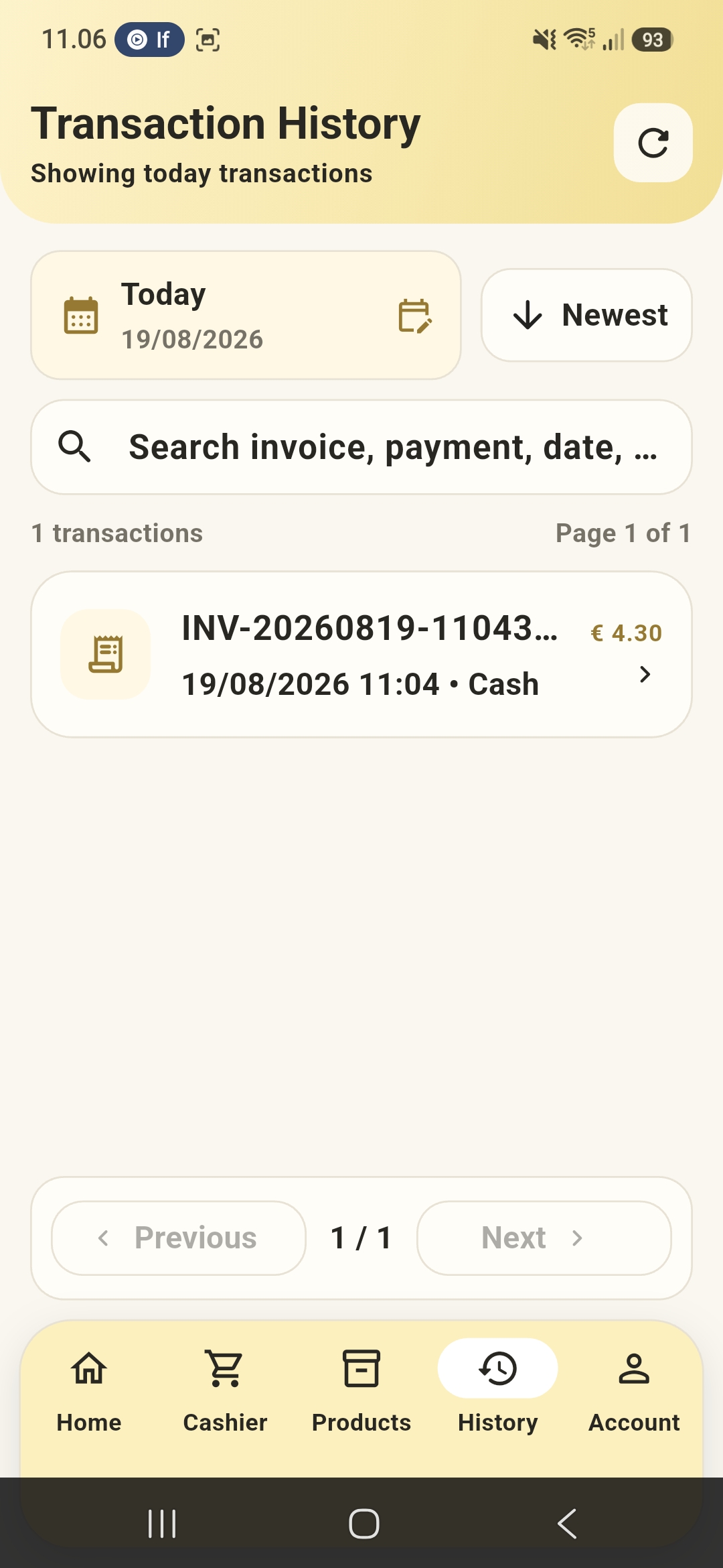 Simple POS Offline