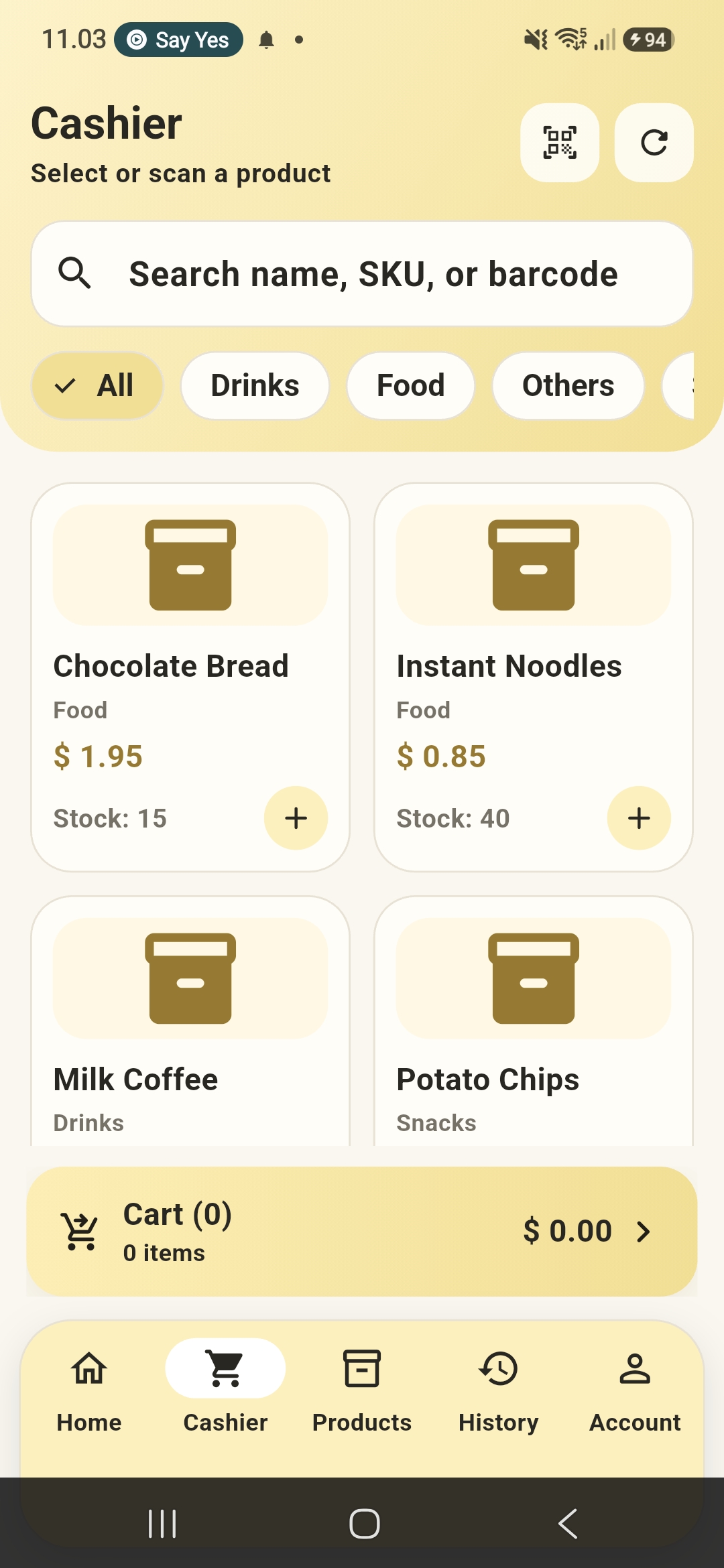 Simple POS Offline