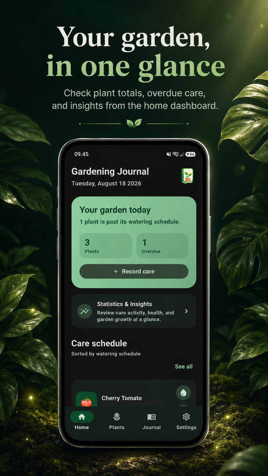 Gardening Journal — A Smart and Simple Plant Care Companion