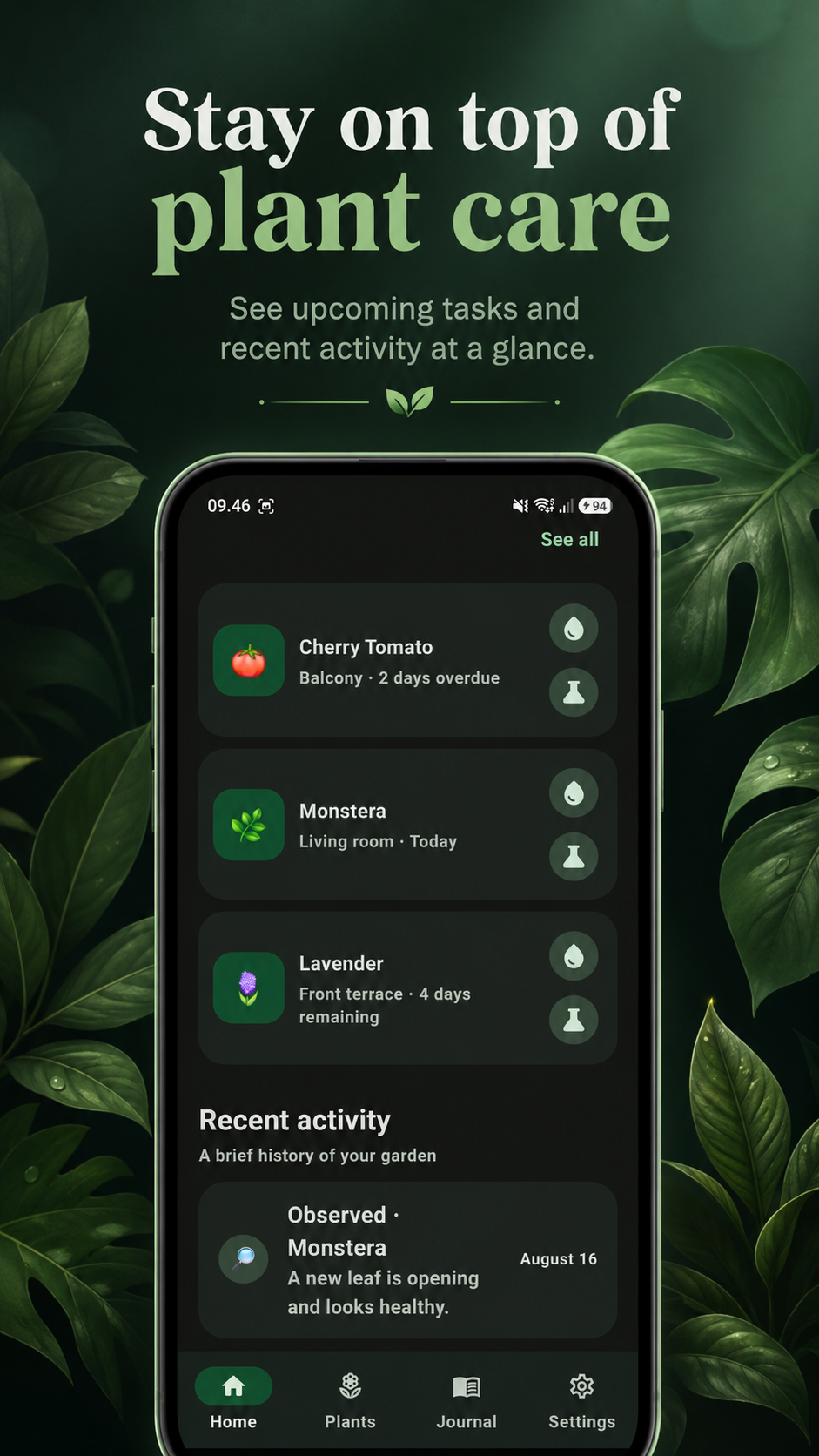 Gardening Journal — A Smart and Simple Plant Care Companion
